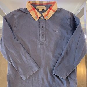 ✨BURBERRY✨ Long sleeves shirt. Kids 4Y. 102 cm